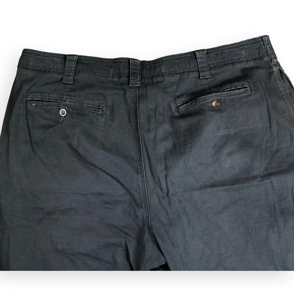 Tori Richard 56 Honolulu Black Woven Mens Shorts 40